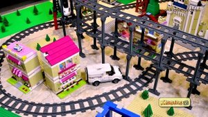 Lego Trains Crash & Fun | Lego high speed passenger and cargo trains | for kids | Kiddiestv