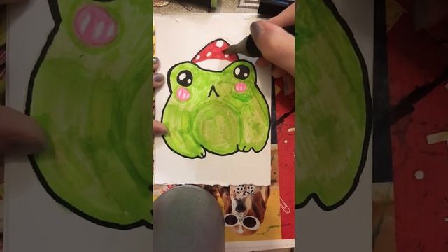 История + рисунок сделала из бумаги сквишь 🐸🍄