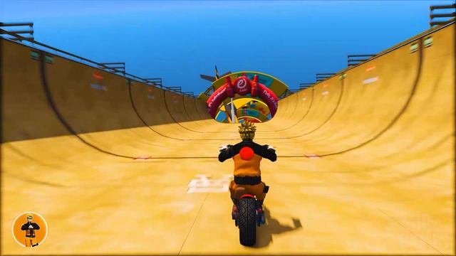 CARROS e MOTOS com HOMEM ARANHA e SUPER HERÓIS vs Desafio Explosivo do VENOM #2 GTA V смотреть онлайн