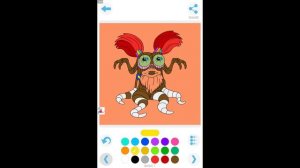 My Singing Monsters Coloring Book - How to color Rare Oaktopus?