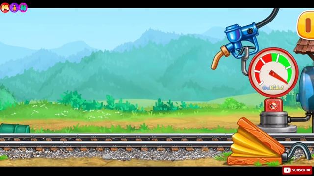 Railway Construction & Build Train Games। Preschool Game Trains For Babies 2021। Kids Kindergarten।