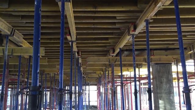 Аренда опалубки перекрытий на телескопических и объёмных стойках. Профмастер