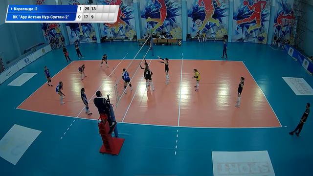 Караганда-2 - Ару-Астана-2.Волейбол|XXX ЧРК|Женщины|Высшая лига U-23|1 тур|Усть-Каменогорск смотреть онлайн