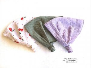 МК косынка на резиночке. На примере косынки из муслина. Бесплатная выкройка