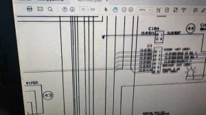 Читаем электросхему JCB JS220SCT2. Подключение монитора AMS. RESUNDANCY SWITCH