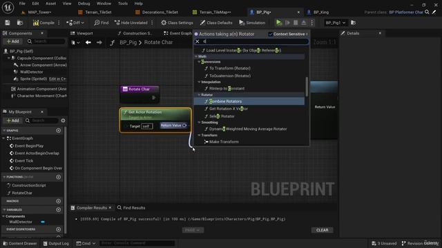 52. Enemy AI Ledge and Wall Detection. 2D GAME DEVELOPMENT by Cobra Code