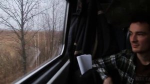 Поездка на рельсовом автобусе РА1-0017, линия Земцы - Жарковский