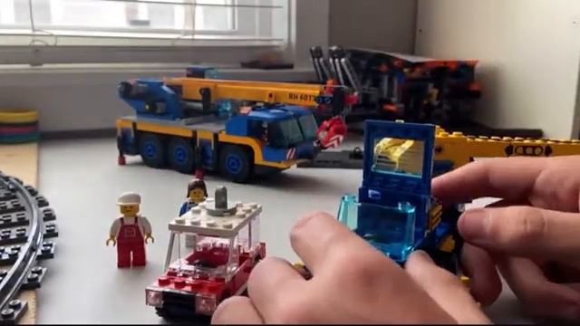 Lego Review on Lego crane Similarities￼ on set 1489 and set 60324￼ смотреть онлайн