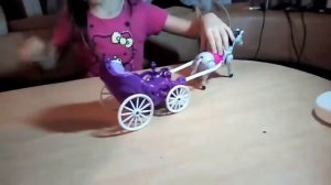 Обзор игрушки " Лошадка с каретой "