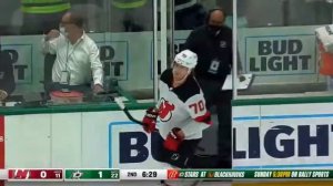 Vlad Namestnikov assists on Suter's 100th NHL goal vs Devils (9 apr 2022)