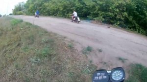 покатушка на мотоцикле иж планета 5
