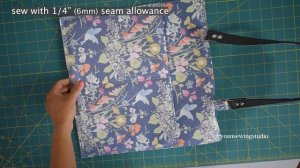 diaper bag tutorial, multipurpose tote bag, with recessed zipper and many pockets