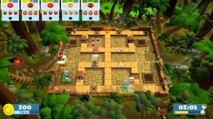 Overcooked All You Can Eat - The Lost Morsel 1-5 - 4 Stars -  2 Player - Tutorial