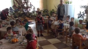 Детский дом "Теремок" Донецк. Наш визит в канун Нового года. 2- я часть.