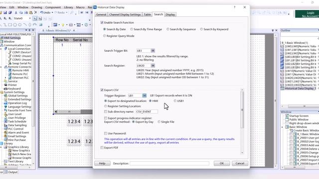 Flexem FStudio  tutorial - Historical Data & Alarm