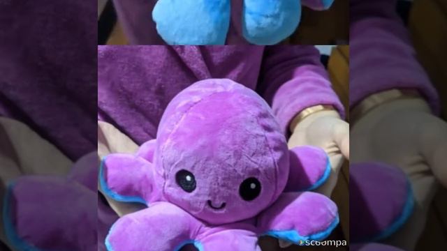 Двусторонняя игрушка осминог перевертыш с Алиэкспресс смотреть онлайн