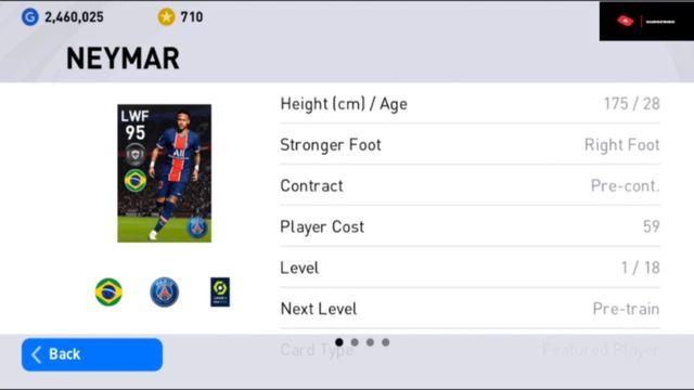 How to get Neymar in Pes 2021 mobile | PSG Club Selection Pes 2021 | 100% Working trick смотреть онлайн