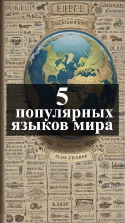 5 популярных языков мира