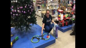 1140206 Железная дорога Серебряный путь со световыми эффектами, работает от батареек SW7312L Zhory