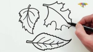 Рисование букв Азбуки с помощью трафаретов!