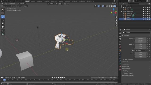 10 - Transforming Objects - Move, Scale & Rotate. MODELLING and ANIMATIONS for Beginners