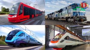 Городской транспорт и Поезда для детей / Развивающее видео про машинки и железную дорогу 2