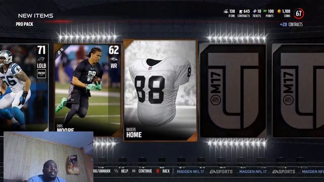 MADDEN 17 | FACECAM!! | 14 PRO PACK OPENING!! | ELITE PACK OPENING! | ELITE PULL | MUT EP.1 смотреть онлайн