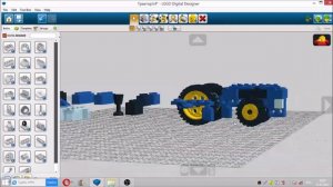 Строим  трактор в LEGO Digital Designer