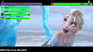 Frozen (2013) Final Battle with healthbars (40K Subscribers Special)