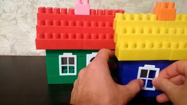 5 домов из конструктора #конструктор #brickstoy #constructiontoy