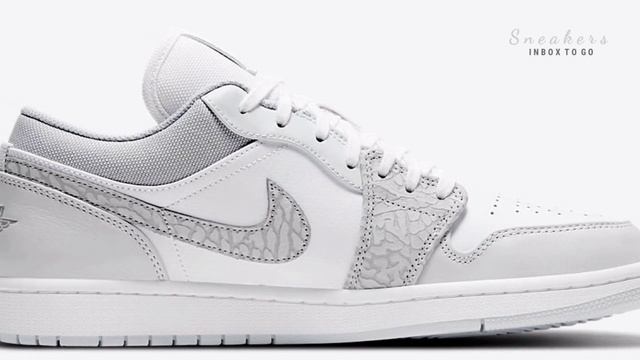 ELEPHANT PRINT 2021 | Air Jordan 1 Low PRM DETAILED LOOK смотреть онлайн