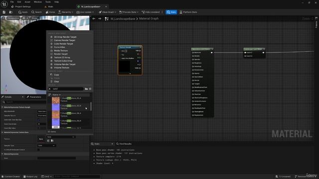 21 - Landscape Material Basics. BEST UNREAL ENGINE 5 BEGINNERS COURSE