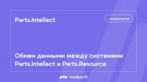 Синхронизатор. Обмен данными между Parts.Intellect и Parts.Resource