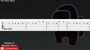 Among Us - Theme (Moondai Remix) Guitar Tutorial