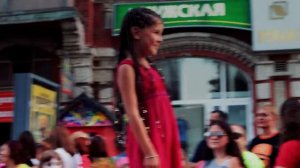 Школа юных моделей.  Дефиле