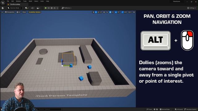 04. Navigating the 3D Viewport. GAME DEV ACADEMY Unreal Engine 5