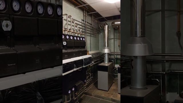 Реконструкция котельной в коттедже Воронежа. #стройка #строительство #автоматикакотельной