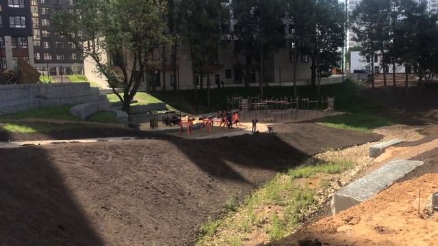 Устройство габионов ЖК «Скандинавия», СК «ГОРОДОК» смотреть онлайн