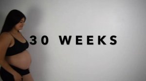 PREGNANCY TRANSFORMATION | Week By Week Belly Progress + One Week Postpartum