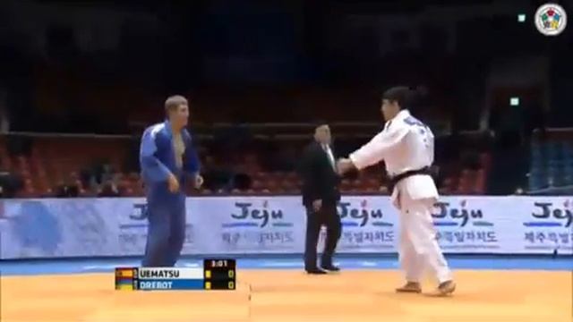 UEMATSU, Kiyoshi (ESP)-DREBOT, Serhiy (UKR).-73 kg.IJF Grand Prix Jeju 2013 смотреть онлайн