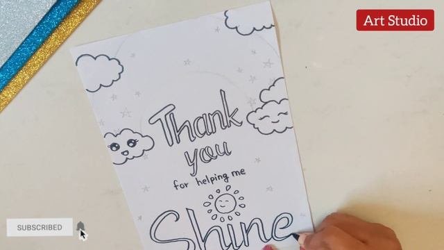 Teacher's Day Drawing Easy/ Teacher's Day Card Drawing Very Easy For Beginners / Teachers Day 2021