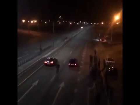ВАЗ 2108 ТУРБО ходом едем с nissan GTR
