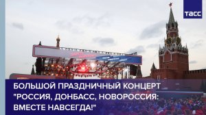 Большой праздничный концерт "Россия, Донбасс, Новороссия: вместе навсегда!"