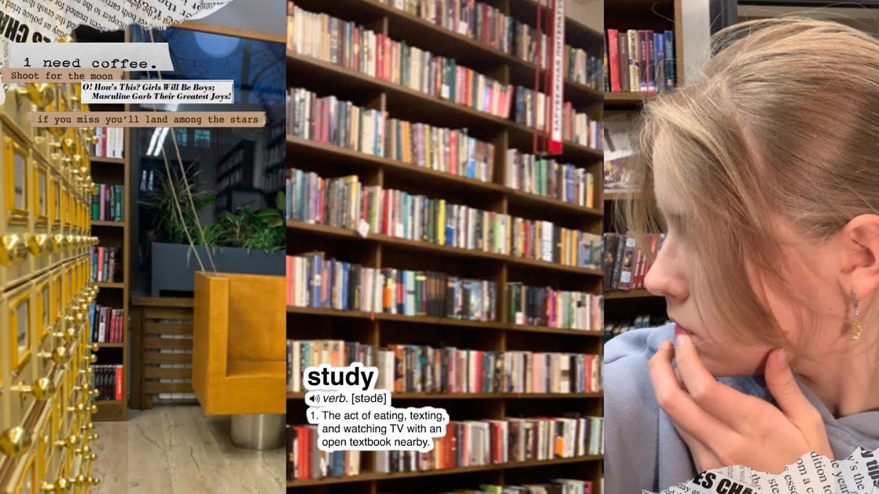 Учись со мной/ учусь и читаю в библиотеке | *study with me* | Sofi Engeleva смотреть онлайн