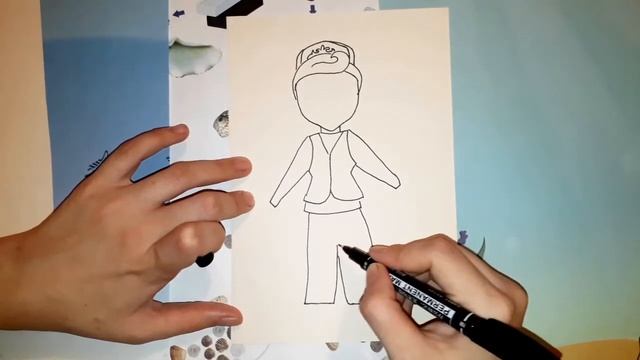 Қазақ бала,оңай сурет салу. Сурет салып үйрену. смотреть онлайн