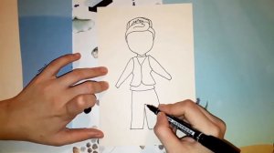 Қазақ бала,оңай сурет салу. Сурет салып үйрену.