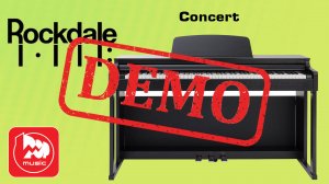 Цифровое пианино ROCKDALE Concert Rosewood - демонстрация звучания