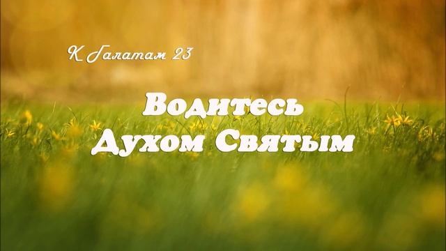 23. ВОДИТЕСЬ ДУХОМ СВЯТЫМ _к Галатам, пастор Ли Ги Тэк_ церковь Сонрак, Миссионерский центр "Сонрак"