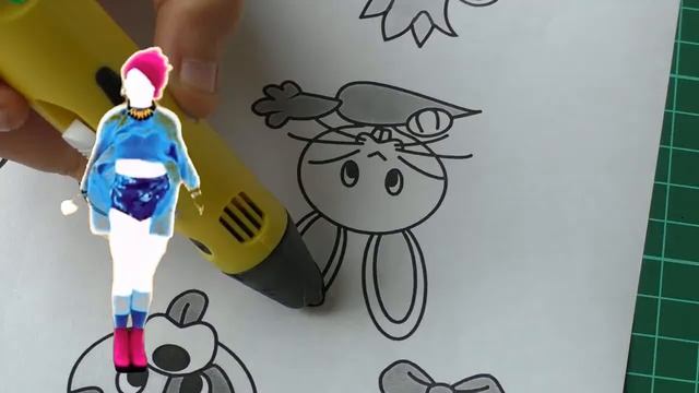 DIY! Значки 3D ручкой! смотреть онлайн