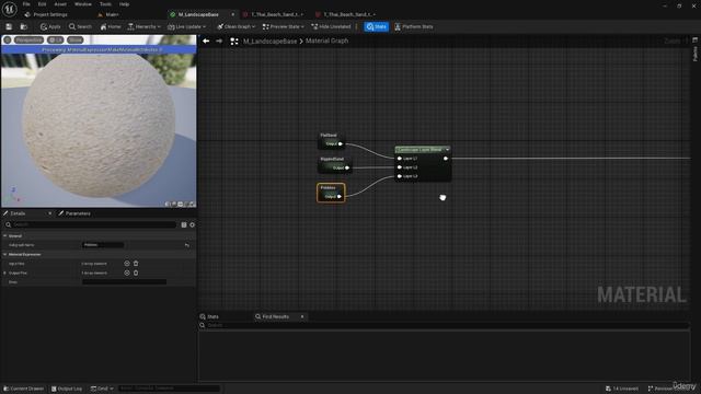 22 - Landscape Material Improvements. BEST UNREAL ENGINE 5 BEGINNERS COURSE